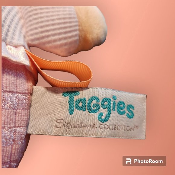 TaGgies Doll By Mary Meyer Signature Collection 8.5" With 10 Tags Pink EUC - Picture 3 of 4